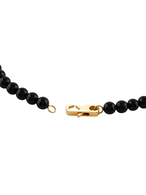 Guess Korálkový náhrdelník s tygřím okem Lion King JUMN06004JWSTBRT/U
