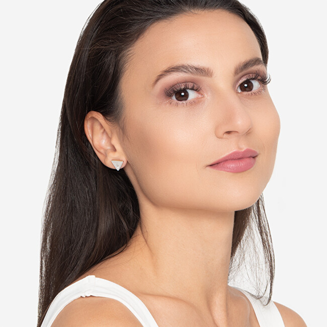 Guess Moderní pozlacené náušnice s krystaly Studs Party JUBE02168JWYGT/U