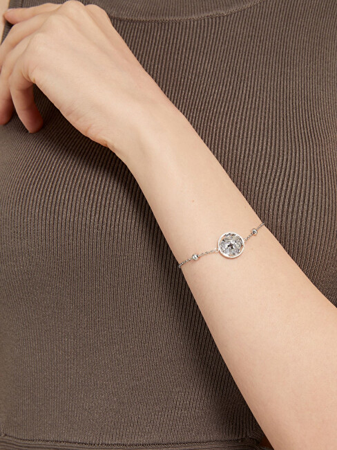 Guess Moderní ocelový náramek 4G Logo Boule JUBB01394JWRH