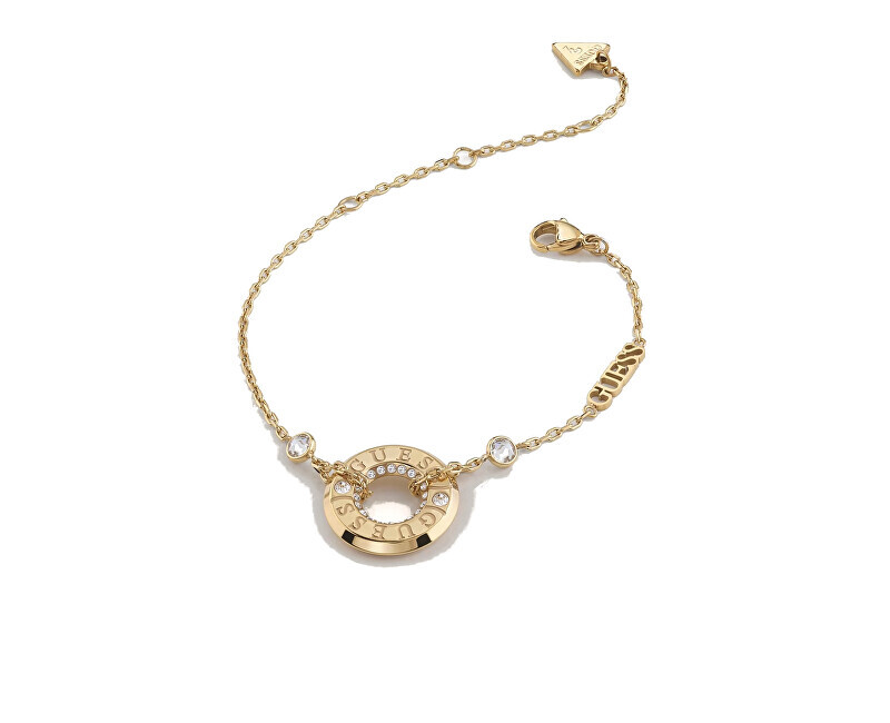 Guess Moderní pozlacený náramek Just Guess JUBB03113JWYG