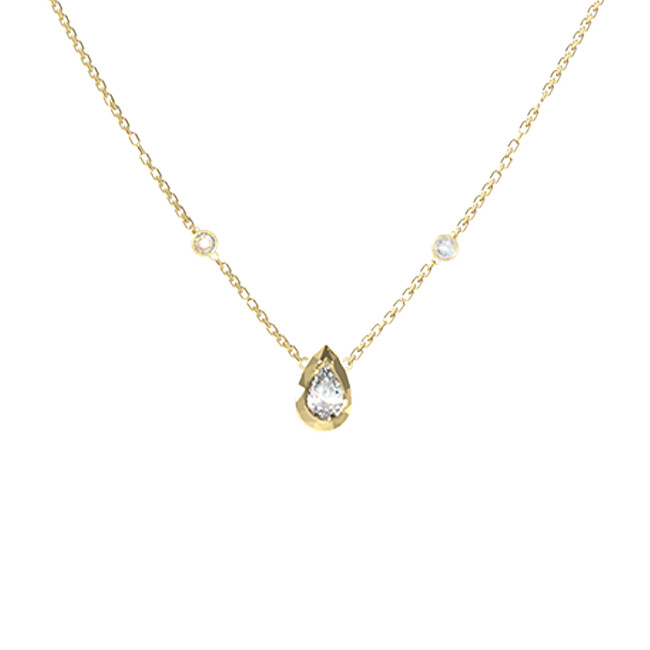 Guess Nadčasový pozlátený náhrdelník 4G Light JUBN05246JWYGT/U