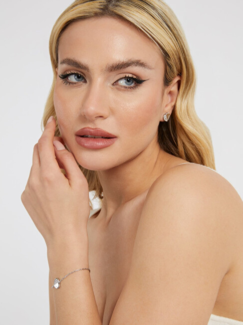 Guess Něžné ocelové náušnice Lovely Guess JUBE03038JWRHT/U
