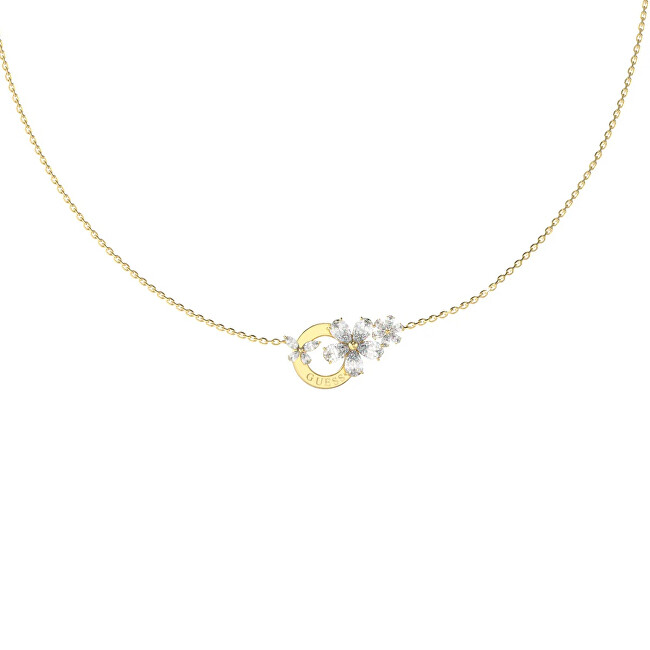 Guess Něžný pozlacený náhrdelník pro ženy Lily JUBN05102JWYGT/U