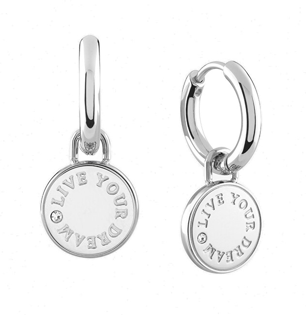 Guess Ocelové náušnice s přívěsky 2v1 Dreaming Guess JUBE03131JWRHT/U