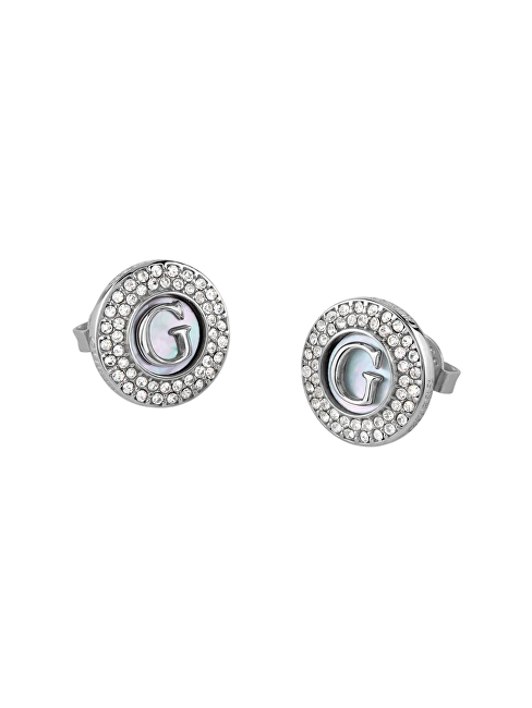 Guess Ocelové peckové náušnice G Talisman JUBE06211JWRHT/U