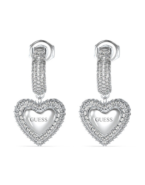 Guess Okouzlující ocelové náušnice Beloved JUBE05021JWRHT/U