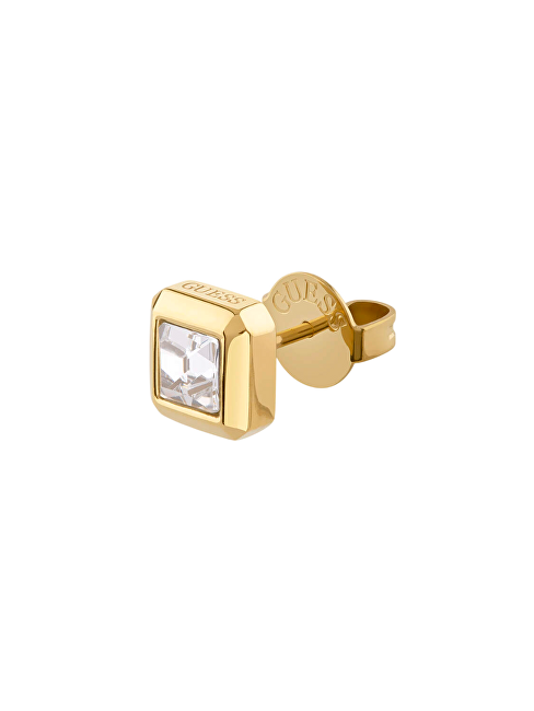 Guess Oslnivé pozlacené náušnice Ace Of Diamonds JUBE06180JWYGT/U