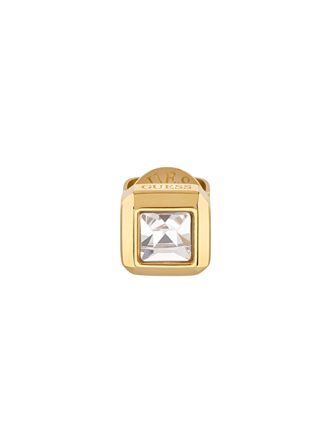 Guess Oslnivé pozlacené náušnice Ace Of Diamonds JUBE06180JWYGT/U