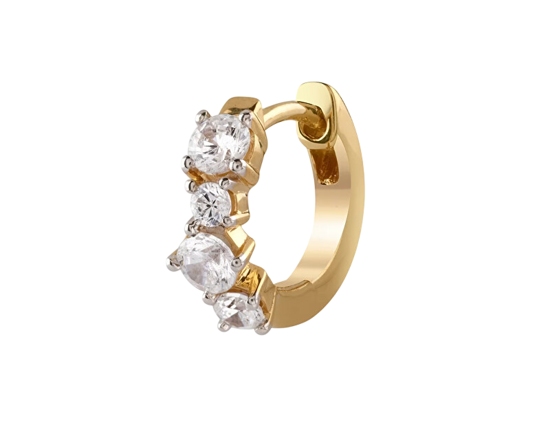 Guess Pozlacené kruhy se zirkony Jardin JSBE04462JWYGT/U