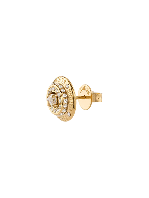 Guess Pozlacené peckové náušnice Sparks JUBE06289JWYGT/U