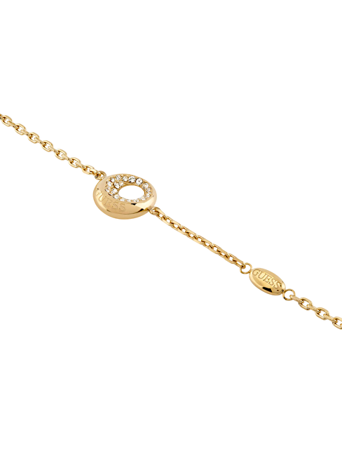 Guess Pozlátený náramok Moon Drops JUBB06246JWYG 18,4 cm