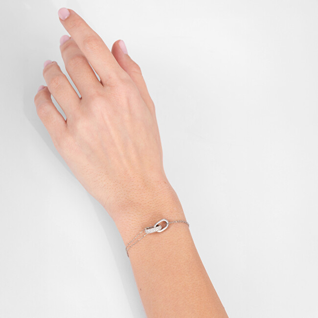 Guess Pozlacený náramek s krystaly Nuances JSBB04547JWYG