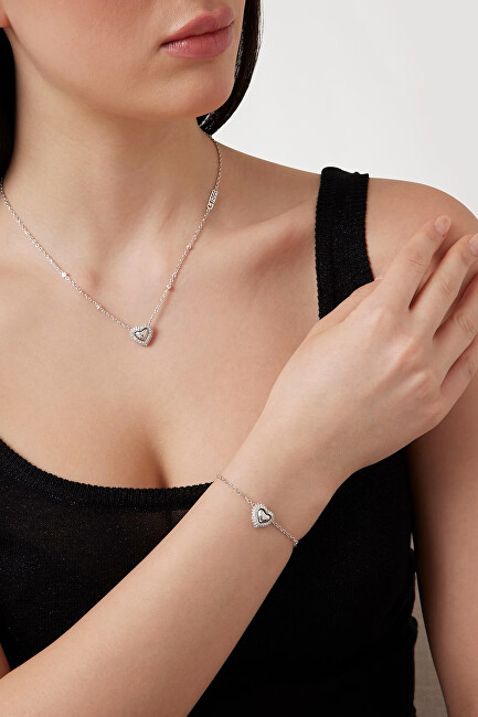 Guess Romantický ocelový náramek Beloved JUBB05022JWRH