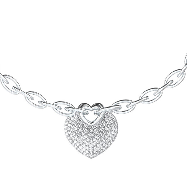 Guess Romantický ocelový náramek Crazy In Love JUBB05214JWRH