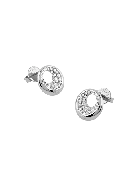 Guess Třpytivé náušnice s krystaly Moon Drops JUBE06247JWRHT/U