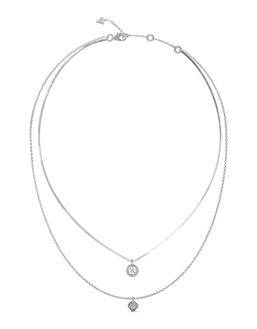 Guess Dvojitý náhrdelník z oceli 4G Crush JUBN04159JWRHT/U