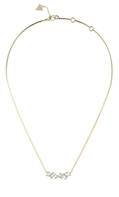 Guess Elegantní náhrdelník s krystaly a zirkony Chandelier JUBN05358JWYGT/U