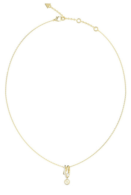 Guess Fashion pozlacený náhrdelník Tiny Pearly JUBN05523JWYGT/U