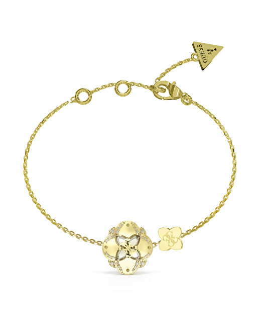 Guess Fashion pozlacený náramek Wild Flower JUBB05503JWYGS
