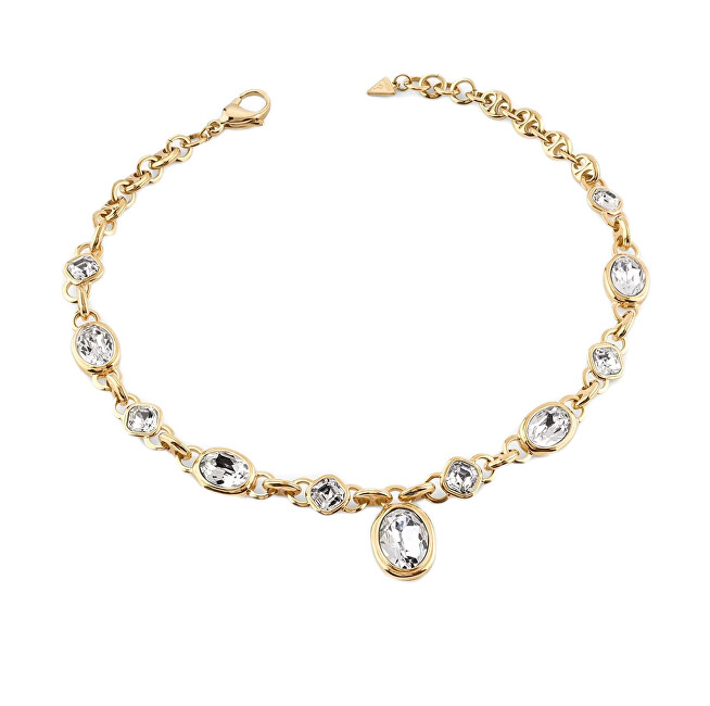 Guess Luxusní náhrdelník s čirými krystaly Mamounia JUBN05310JWYGT/U