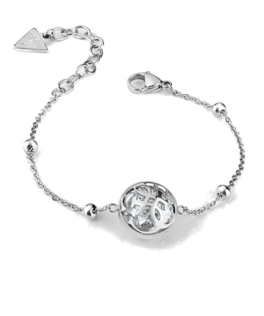Guess Moderní ocelový náramek 4G Logo Boule JUBB01394JWRH