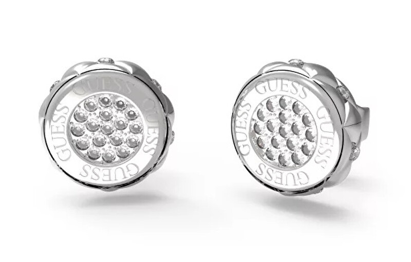 Guess Módní ocelové pecky se zirkony Stylish Guess JUBE04595JWRHT/U
