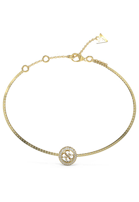 Guess Módní pozlacený náramek 4G Crush JUBB04163JWYG