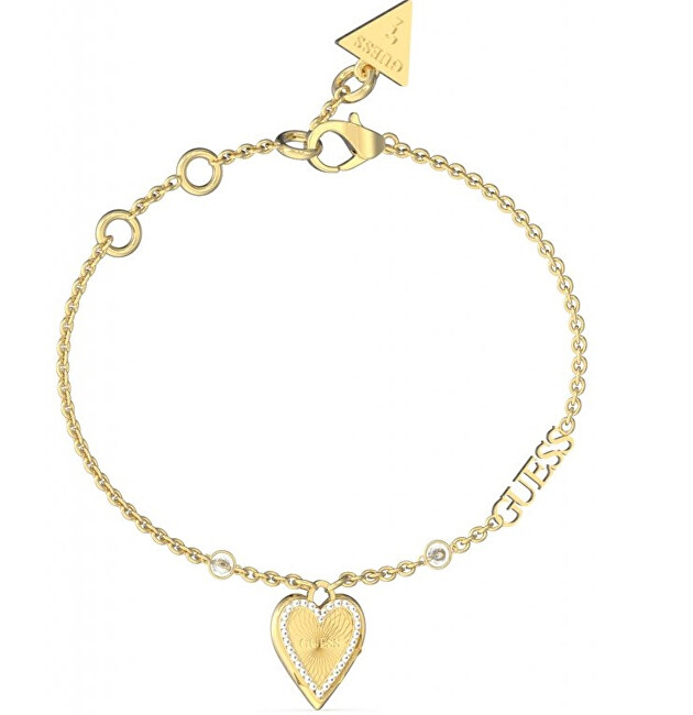 Guess Nežný pozlátený náramok Love Me Tender JUBB03242JWYG