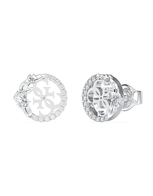 Guess Ocelové peckové náušnice 4 Love JUBE05041JWRHT/U