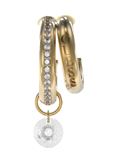 Guess Originální single náušnice Crazy Earrings JUBE03294JWYGT