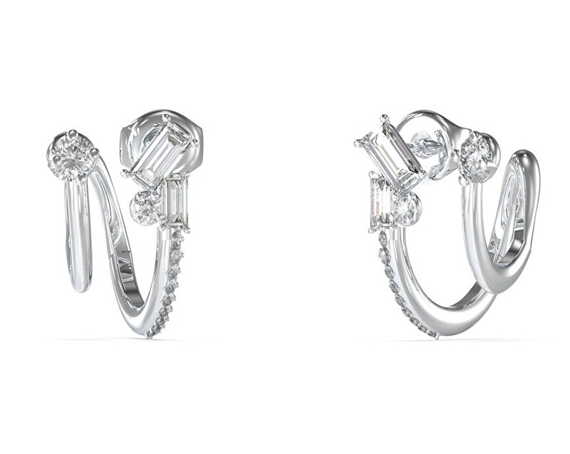 Guess Originální náušnice s krystaly a zirkony Chandelier JUBE05360JWRHT/U