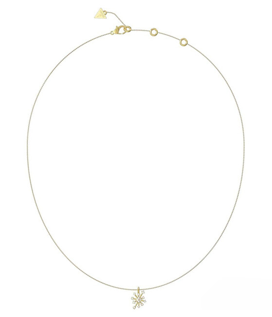 Guess Oslnivý pozlacený náhrdelník Galaxy JUBN05563JWYGT/U