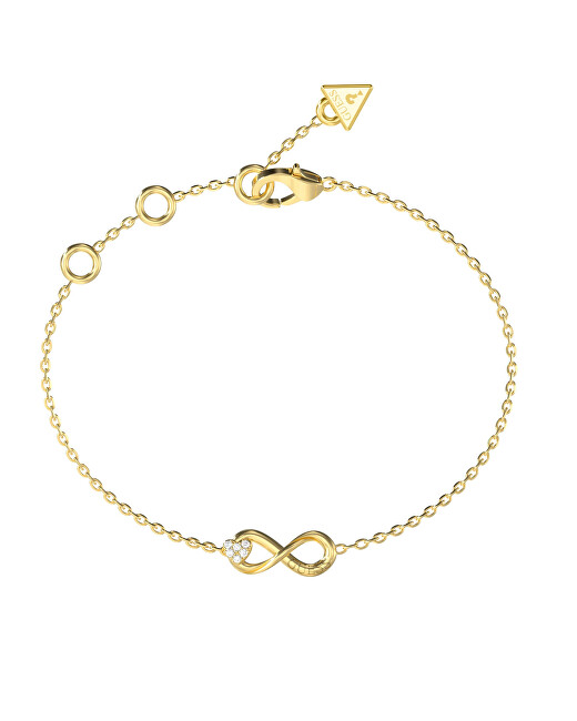 Guess Pozlacený náramek Nekonečno Love Bites JUBB06048JWYG