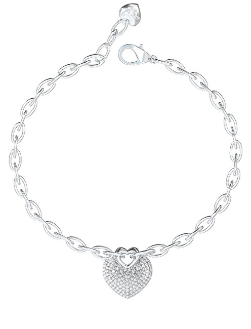 Guess Romantický ocelový náramek Crazy In Love JUBB05214JWRH