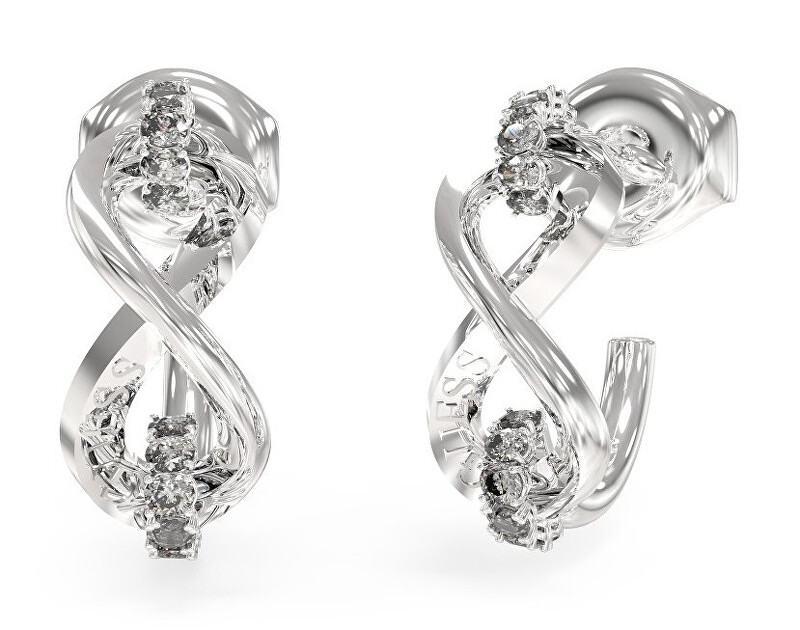 Guess Stylové ocelové náušnice Endless Dream JUBE03272JWRHT/U