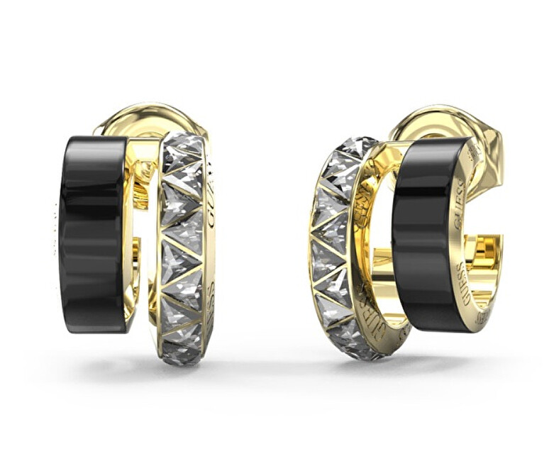 Guess Stylové rozdvojené náušnice Trinity JUBE04572JWYGBKT-U