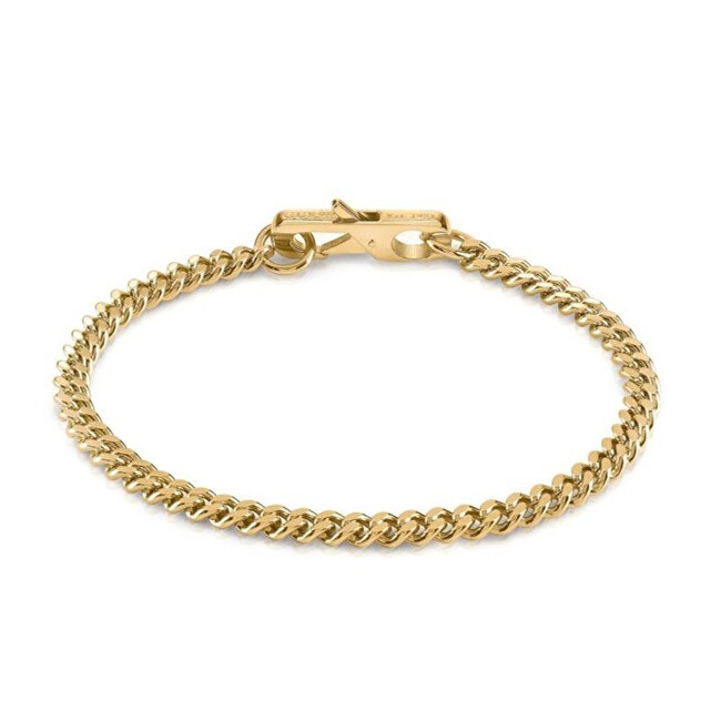 Guess Stylový pozlacený náramek My Chains JUMB01332JWYG