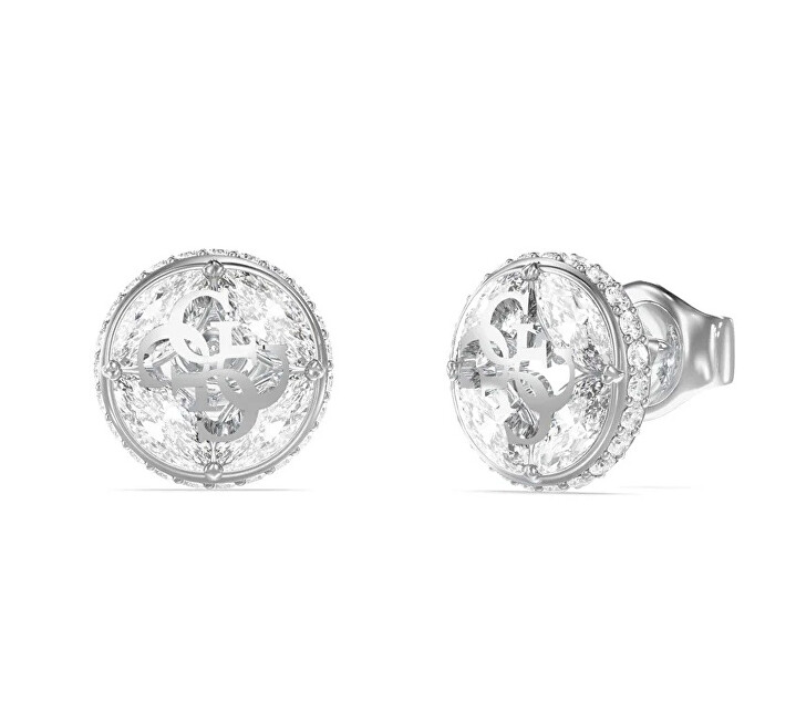Guess Třpytivé ocelové pecky 4G Supreme JUBE06395JWRHT/U