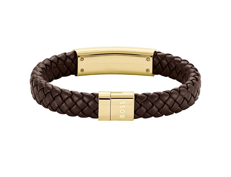 Hugo Boss Fashion pánský kožený náramek Lander 1580746M