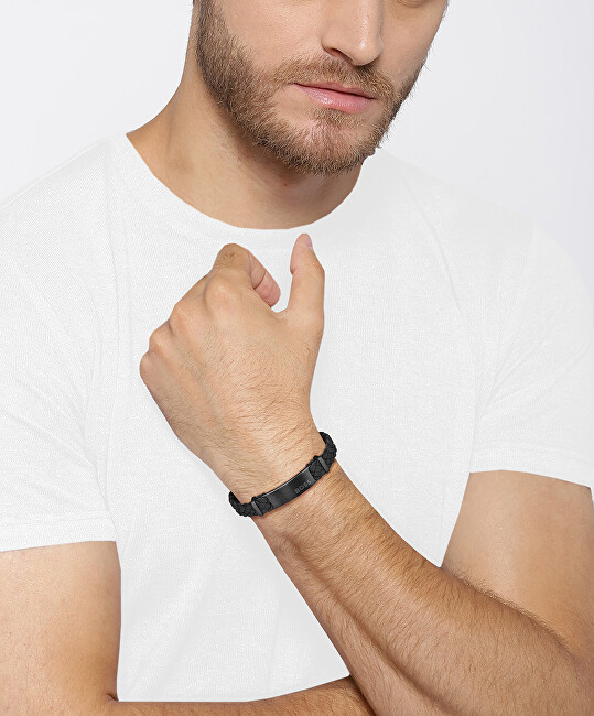 Hugo Boss Fashion pánský semišový náramek Dylan 1580608