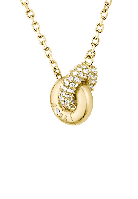 Hugo Boss Krásný pozlacený náhrdelník pro ženy Live Precious 1580755