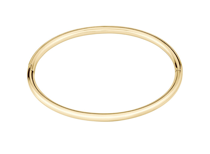 Hugo Boss Minimalistický pevný náramek z pozlacené oceli Live 1580686