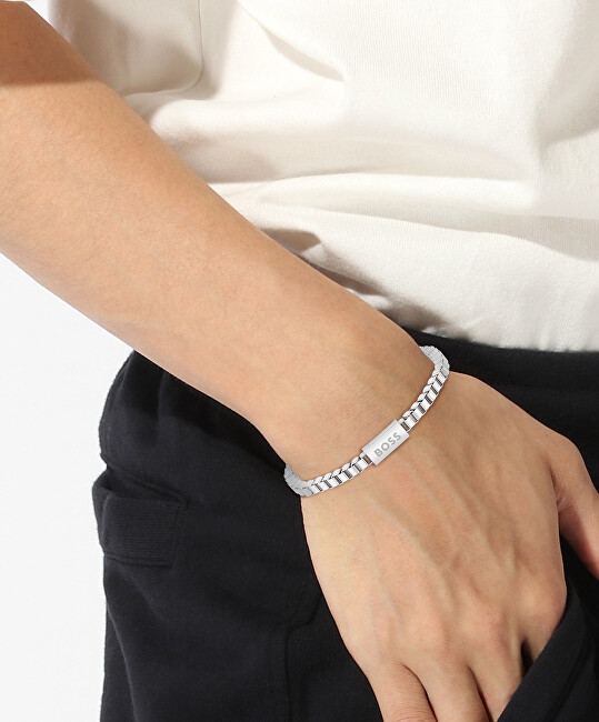 Hugo Boss Moderní ocelový náramek Chain for him 1580288