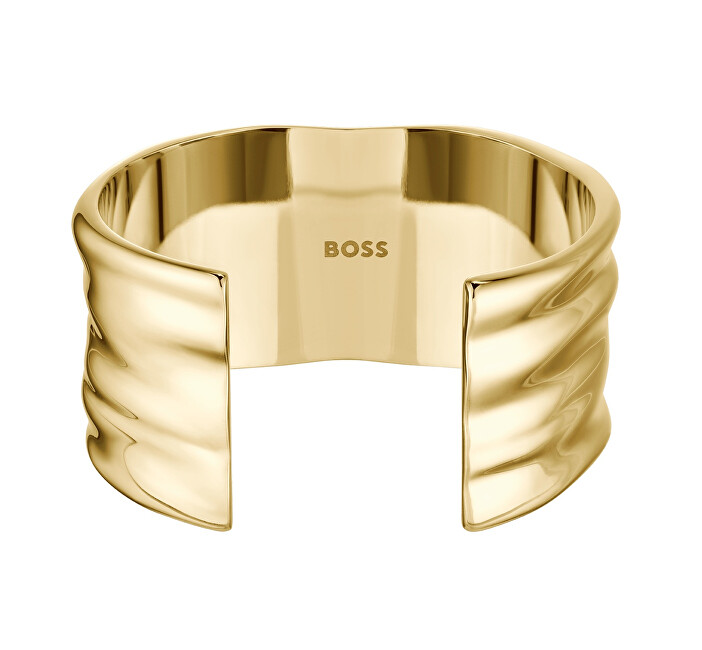 Hugo Boss Nepřehlédnutelný pevný náramek pro ženy Ripple 1580774