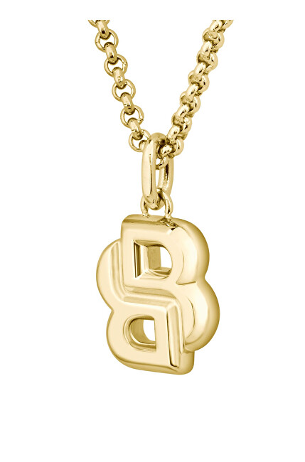 Hugo Boss Originální dámský pozlacený náhrdelník Double B 1580747