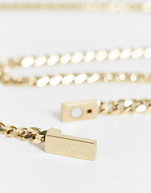 Hugo Boss Originálna pozlátená retiazka Chain for him 1580173 zlatá