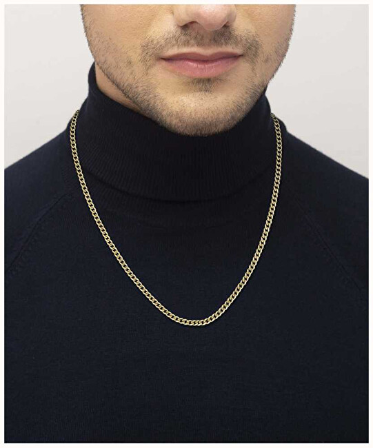 Hugo Boss Originálna pozlátená retiazka Chain for him 1580173 zlatá