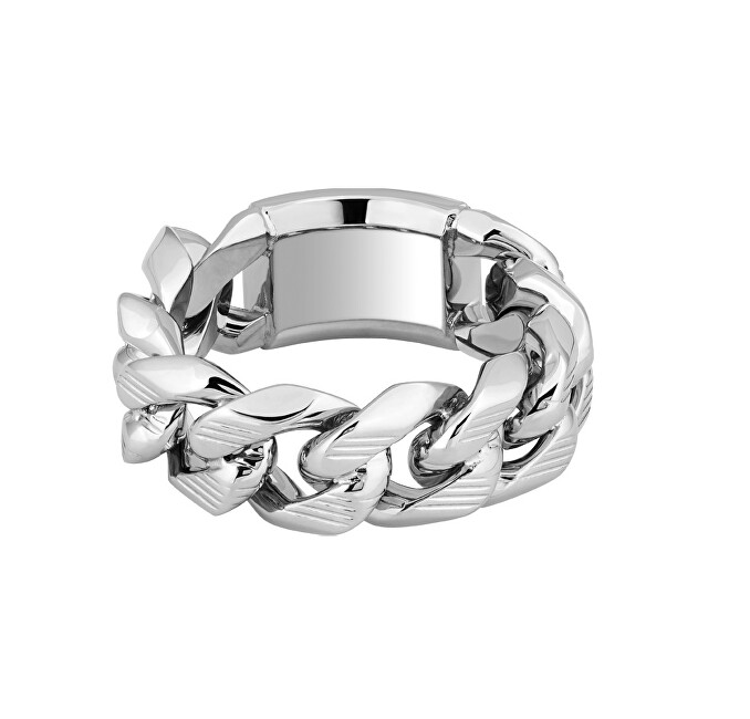 Hugo Boss Pánský ocelový prsten Kassy Emblem 1580681