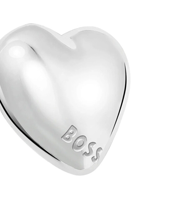 Hugo Boss Srdíkové náušnice z oceli Honey Heart 1580830