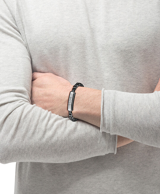 Hugo Boss Stylový pánský náramek z oceli Devon 1580598